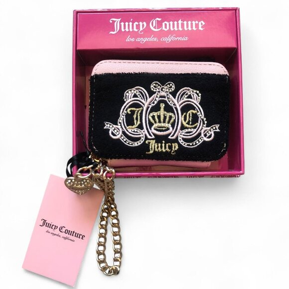 Juicy Couture Lovers Club Zip Wallet - Picture 1 of 5